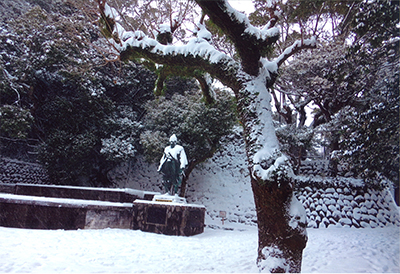「諏訪の杜の雪」福本凌雅（神奈川県）